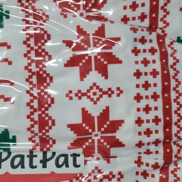PATPAT Family Christmas Pjs Matching Sets Reindeer and Snowflake Patterned - Picture 13 of 14